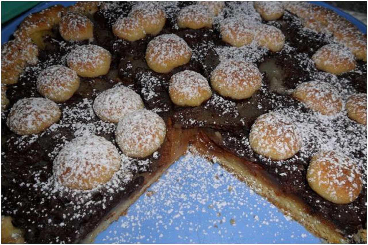 crostata cioccolato e pere