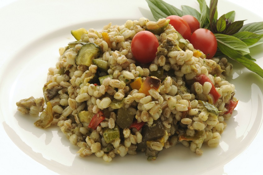 Orzo E Farro Freddo Con Peperoni E Zucchine Burrofuso