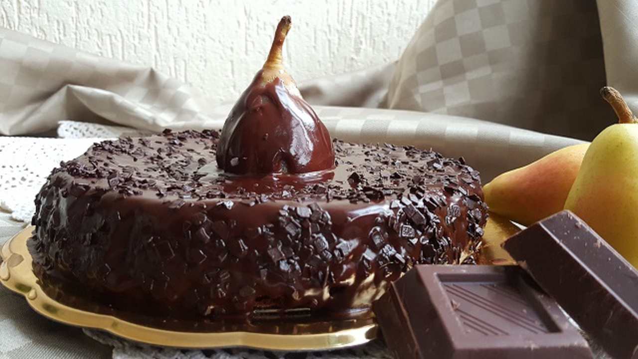 torta pere e cioccolato