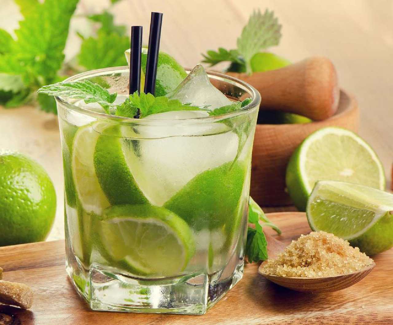 Caipiroska cocktail