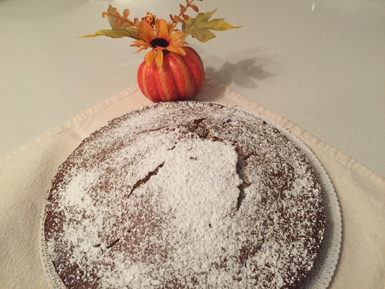 torta con fichi secchi e noci
