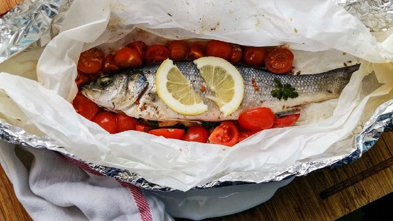 branzino al cartoccio