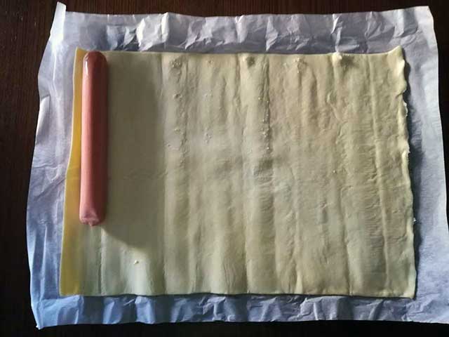 rustici con wurstel