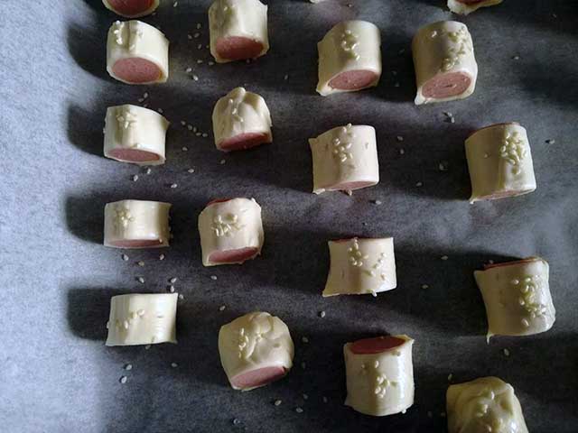 rustici con wurstel