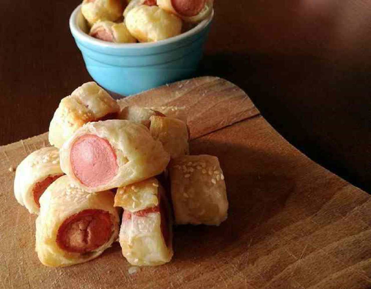 rustici con wurstel