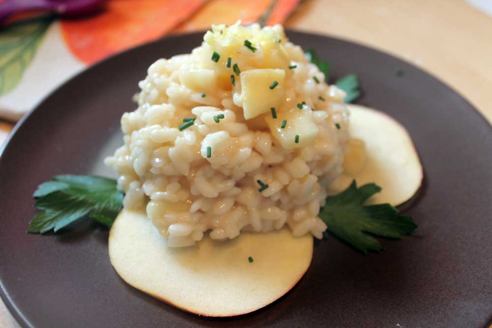 risotto alle mele