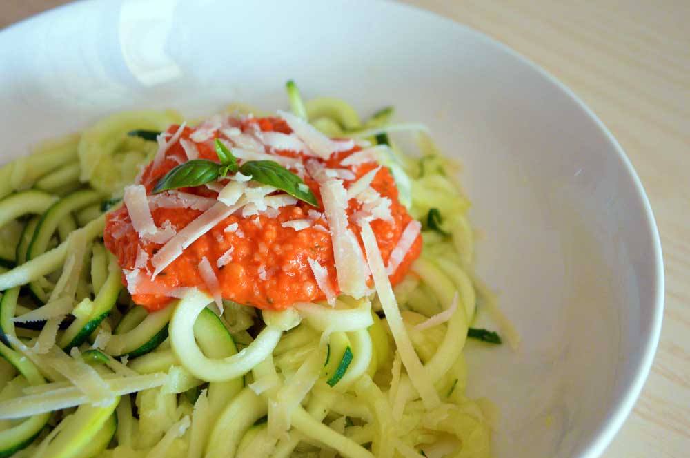 spaghetti di zucchine