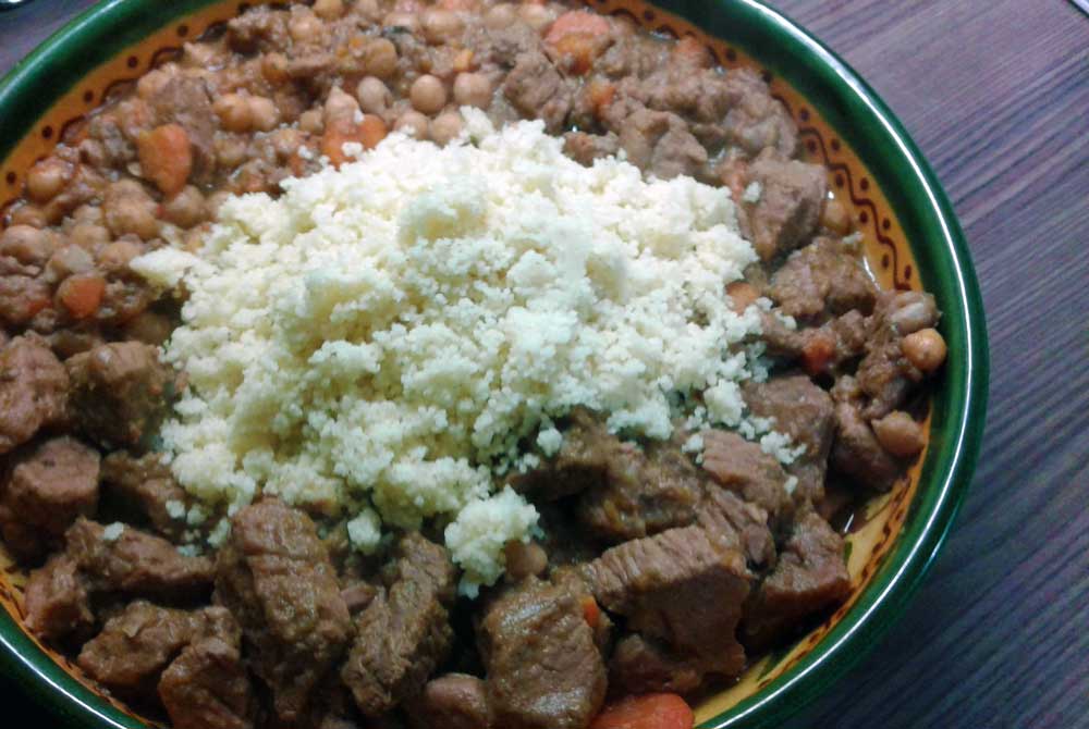 cous cous con carne