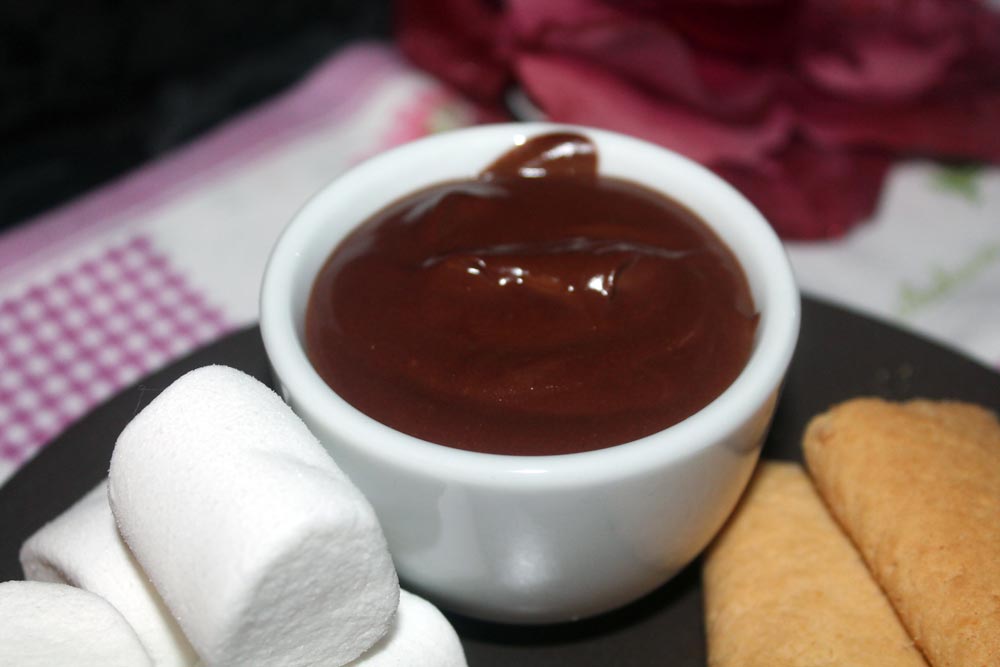 fonduta di cioccolato