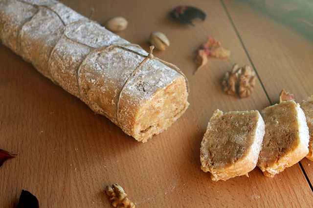 salame al cioccolato bianco