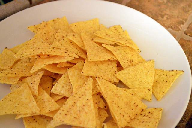 Nachos Con Guacamole Cheddar E Pomodorini Burrofuso