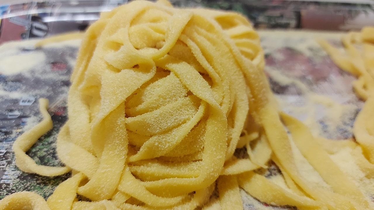 Tagliatelle fatte in casa