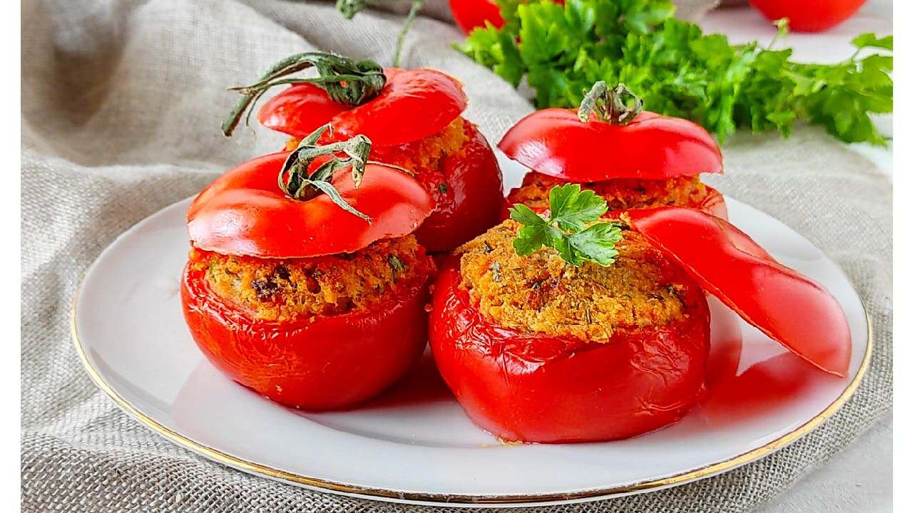 Pomodori gratinati piatto