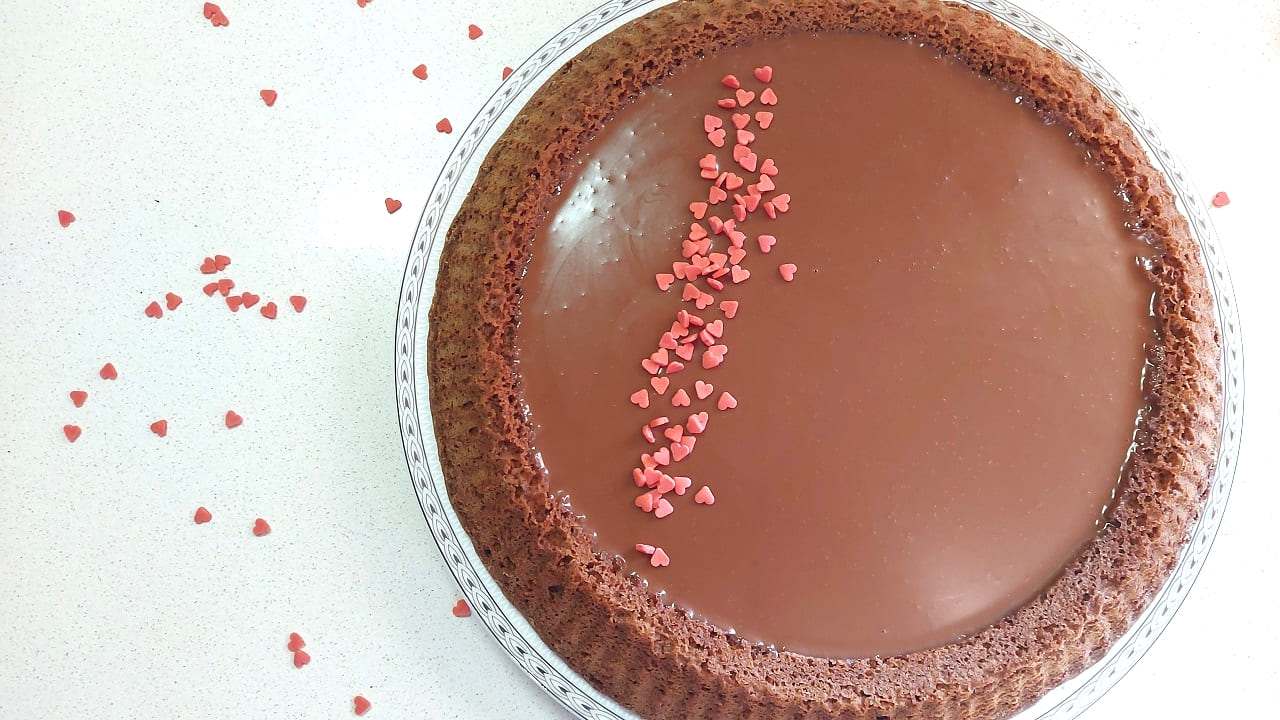 Torta lindt decorazioni cuori