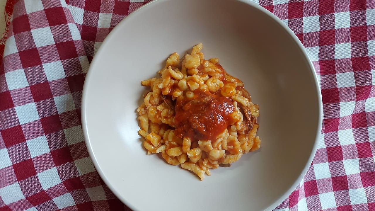 Spaetzle piatto