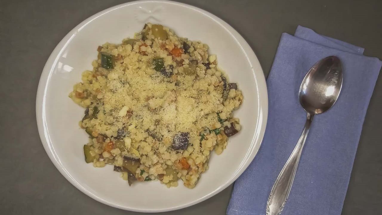 Fregola con verdure ricetta