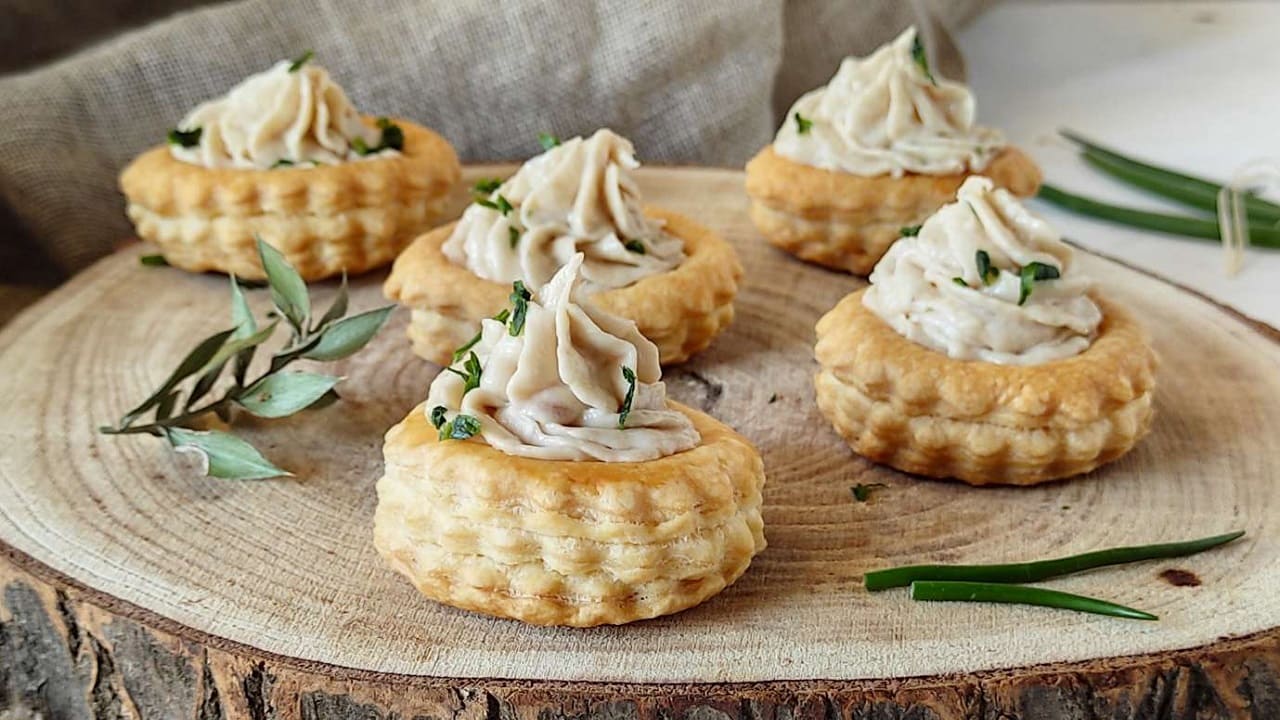 Vol au vent ripieni ricetta