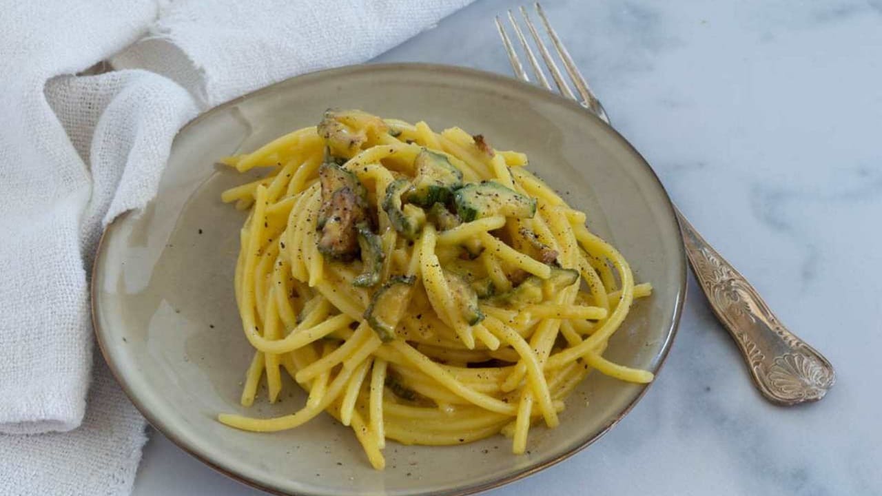 Carbonara di zucchine ricetta