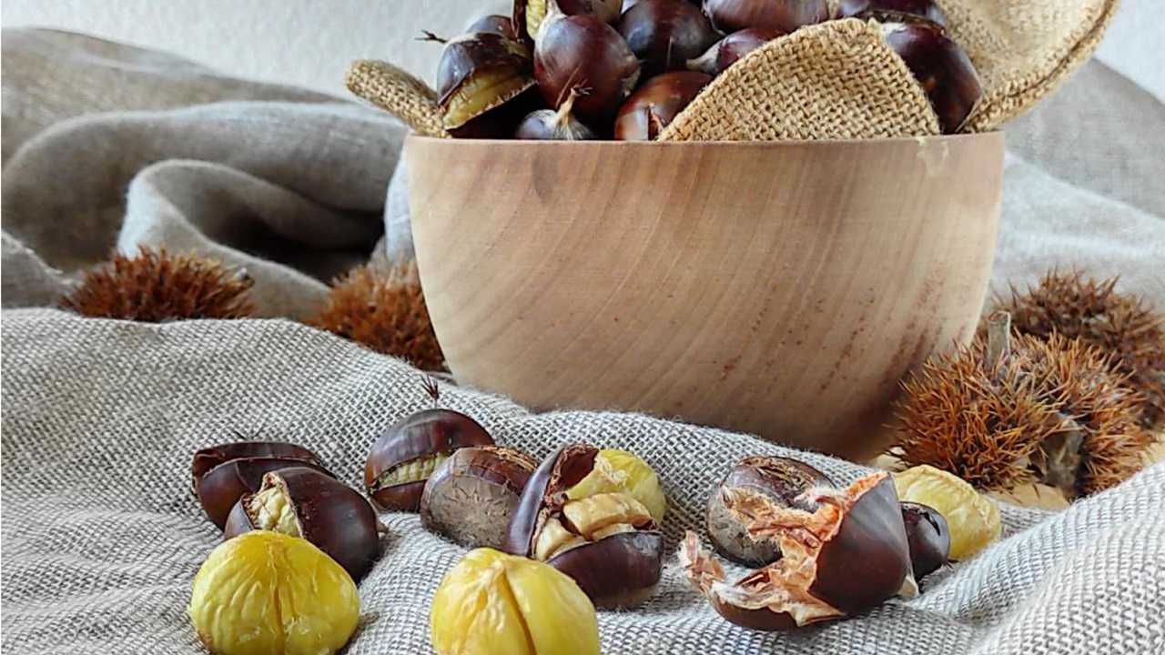 Castagne al microonde ricetta