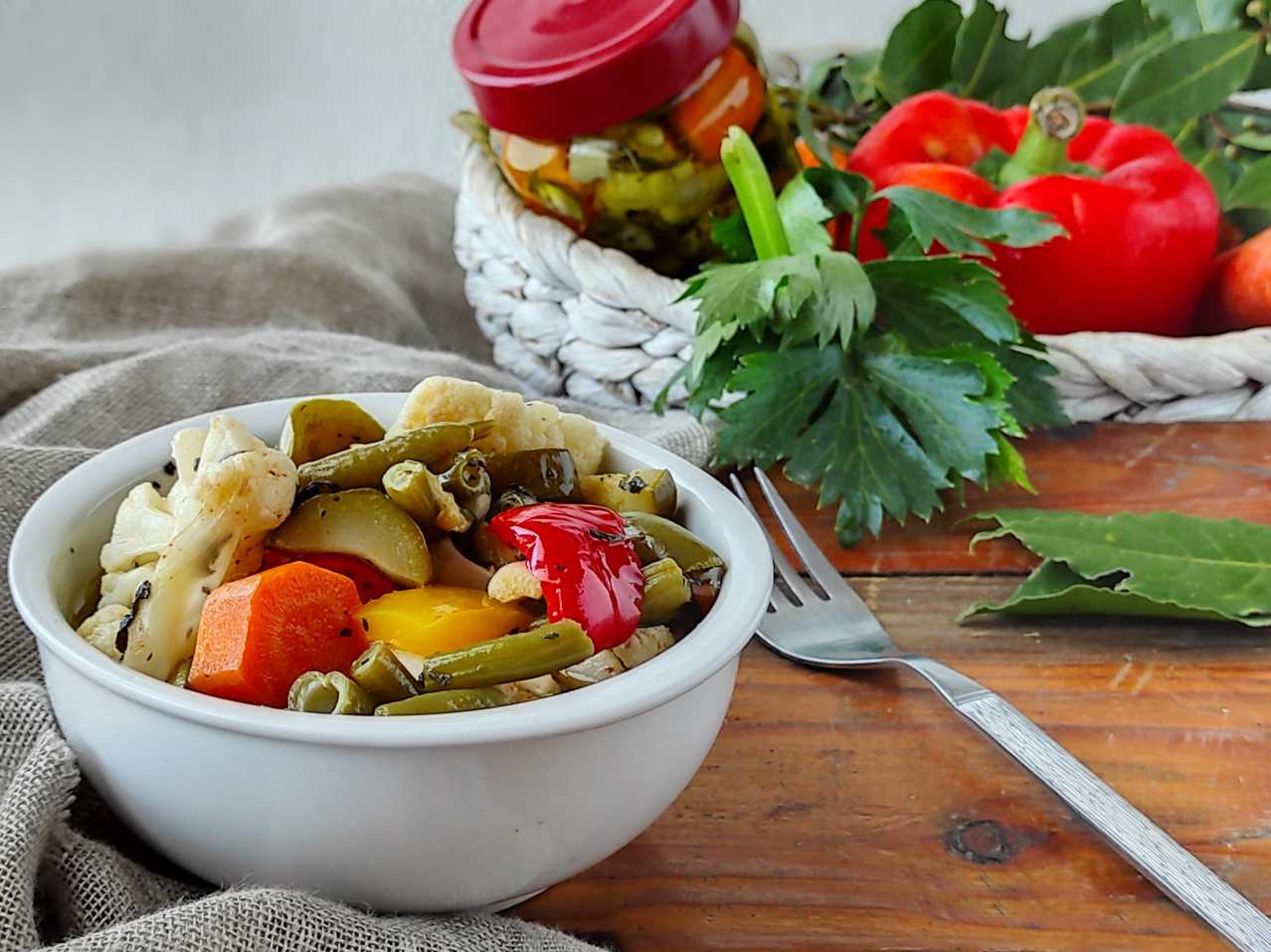 Giardiniera sott'olio ricetta