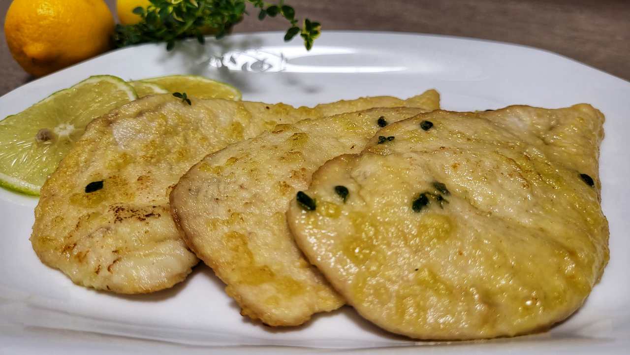 Scaloppine di pollo senza burro