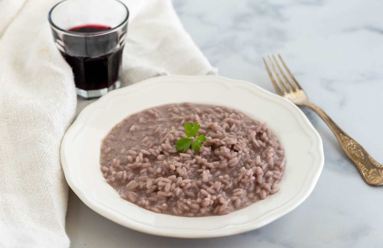 risotto al vino rosso