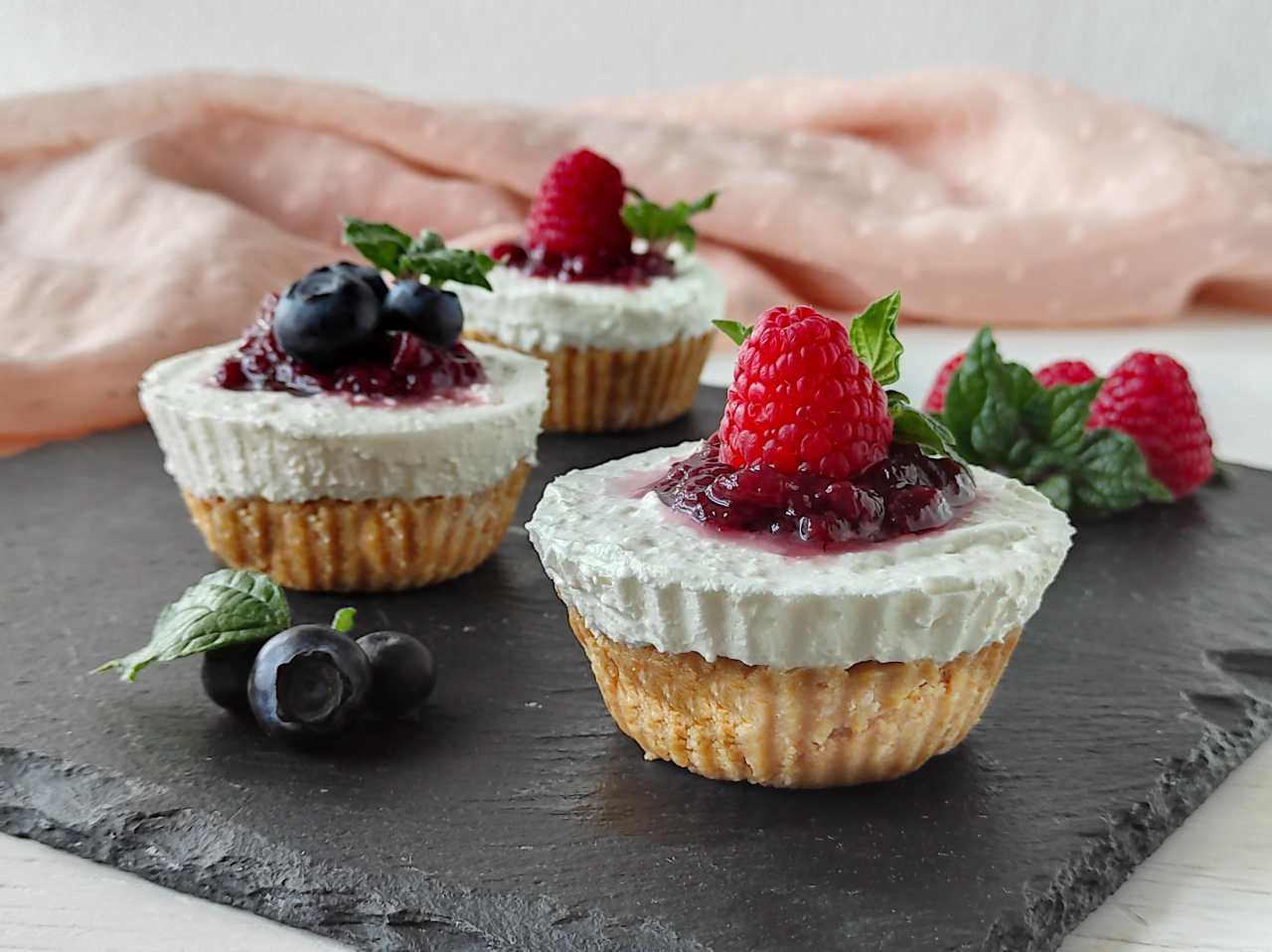 mini cheesecake