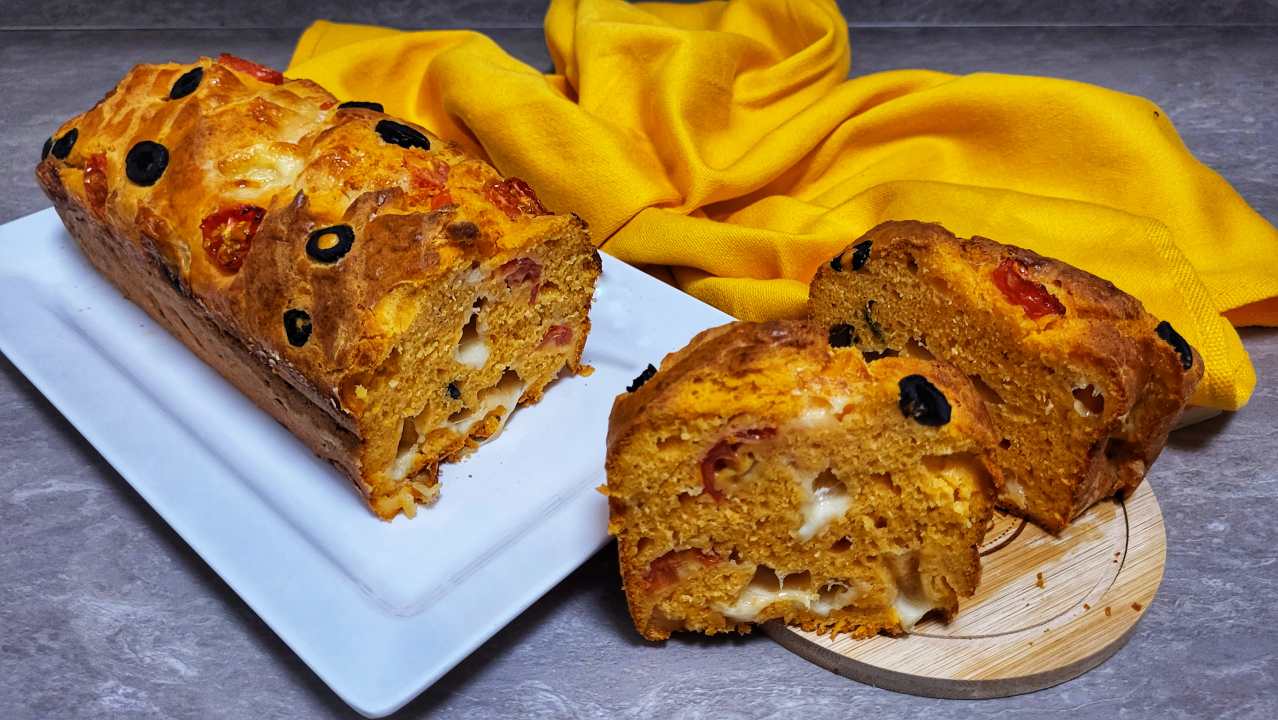 plumcake salato mediterranea