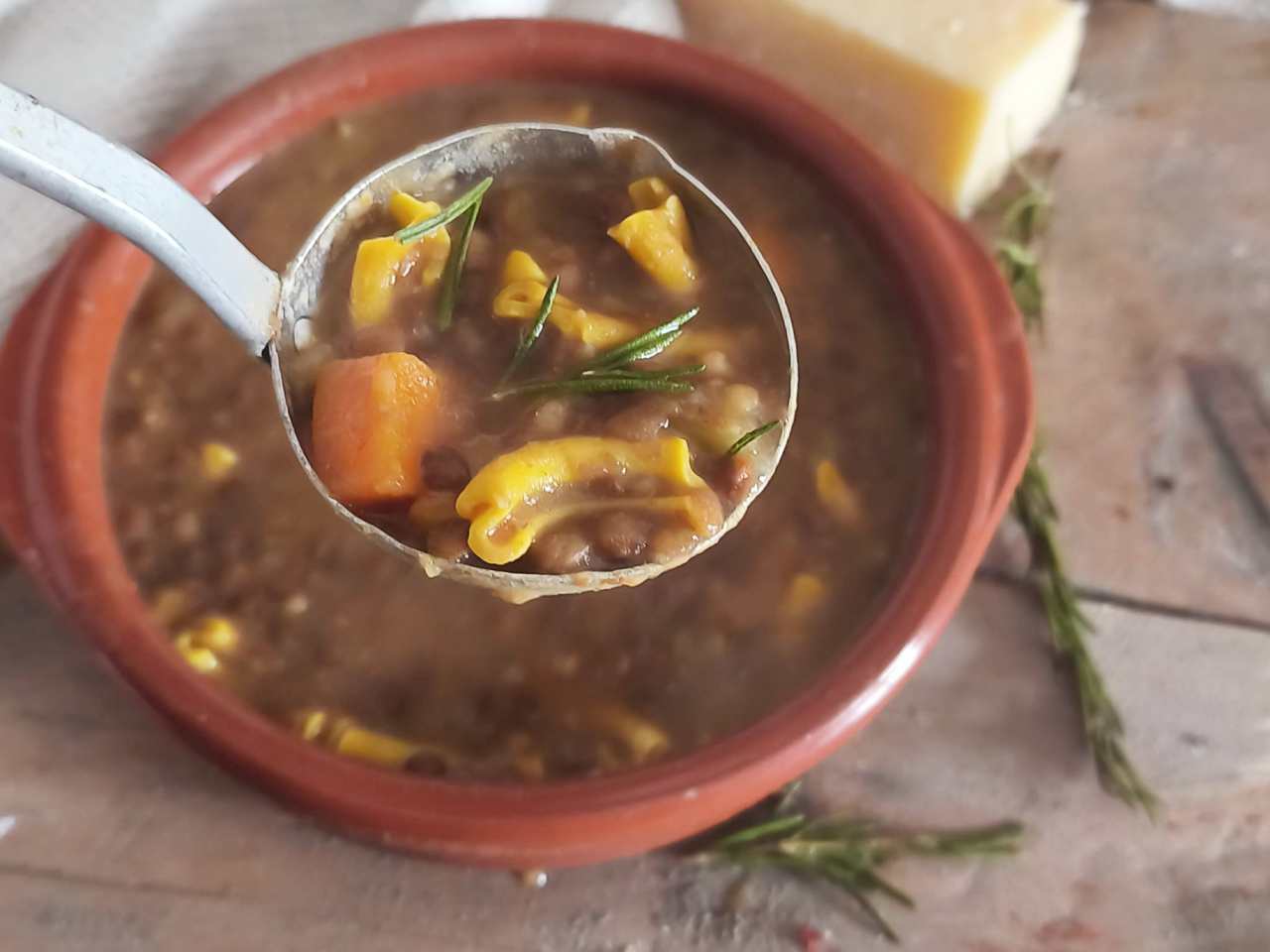 Pasta e lenticchie ricetta