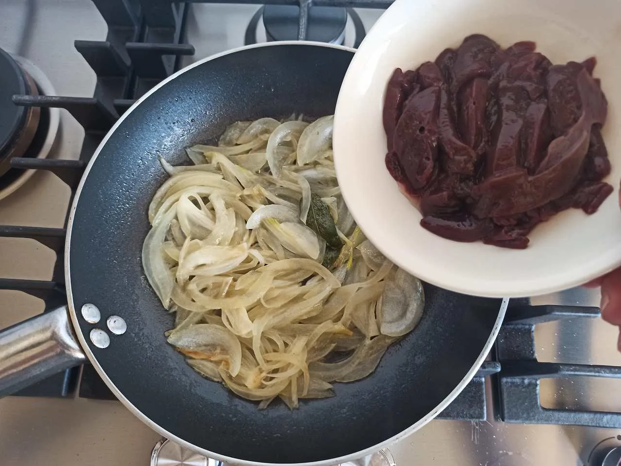 Aggiungere il fegato