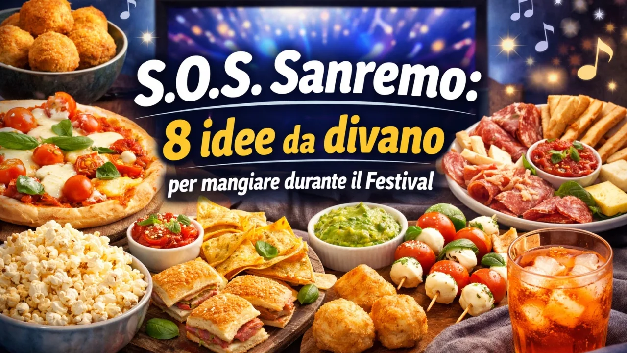 Idee da mangiare sul divano durante il Festival di Sanremo