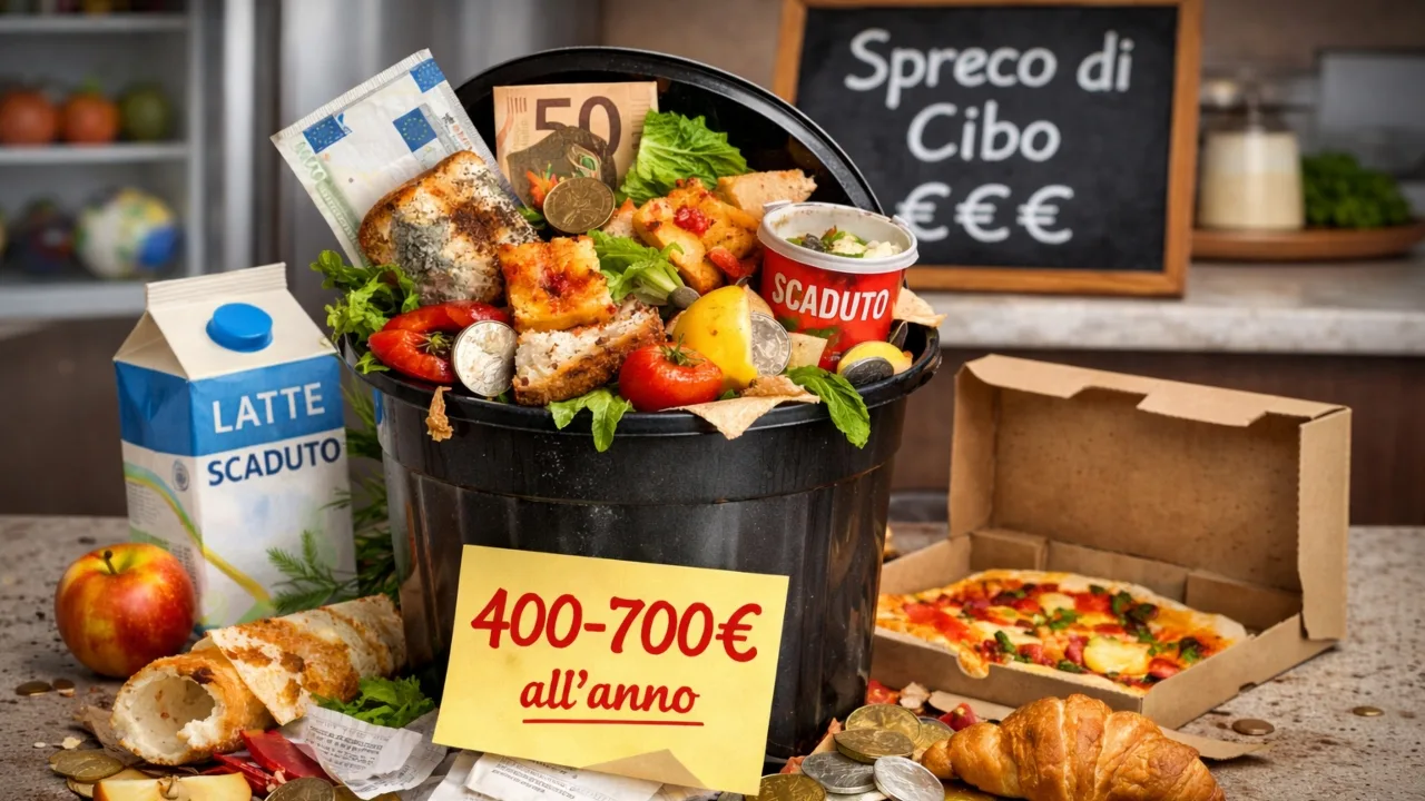 Quanto costa davvero sprecare e buttare cibo