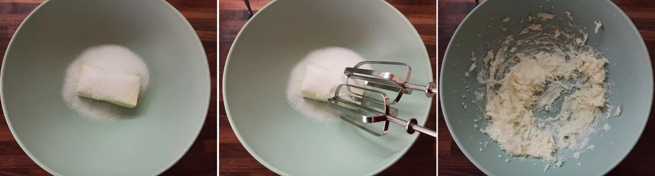 Montare burro e zucchero