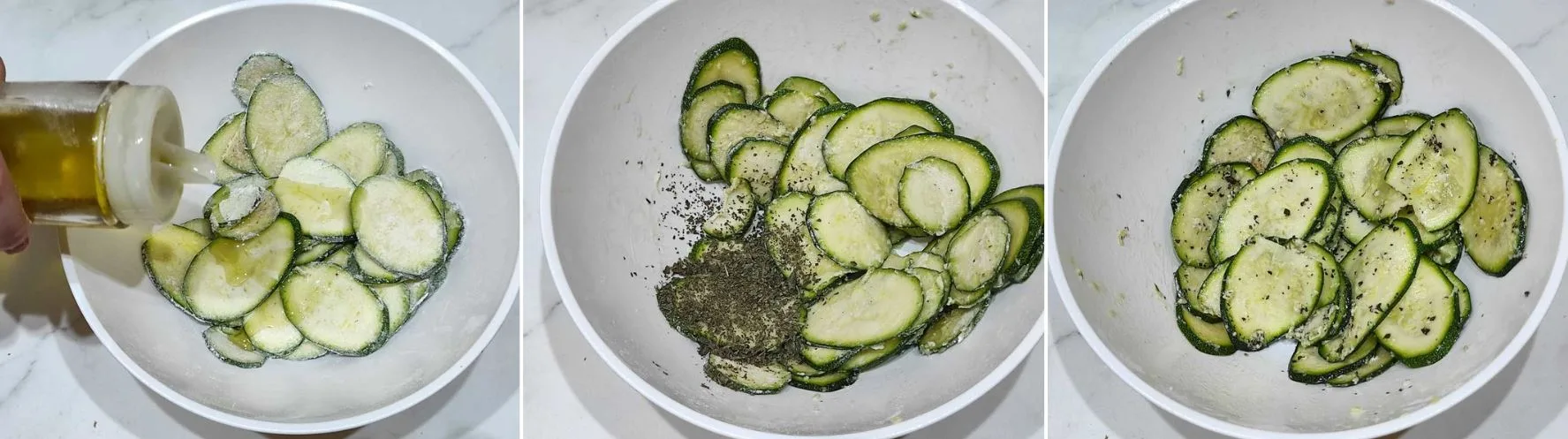 Condire con olio e aromi