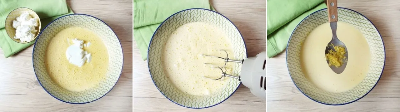 Aggiungete ricotta e limone