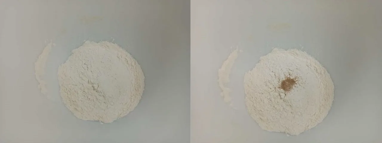 Preparare farina e lievito