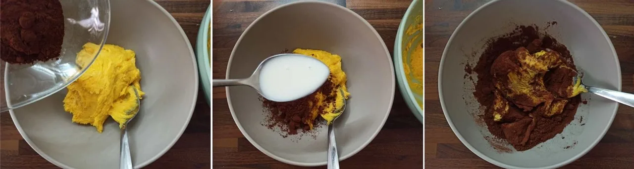 Preparare l’impasto al cacao