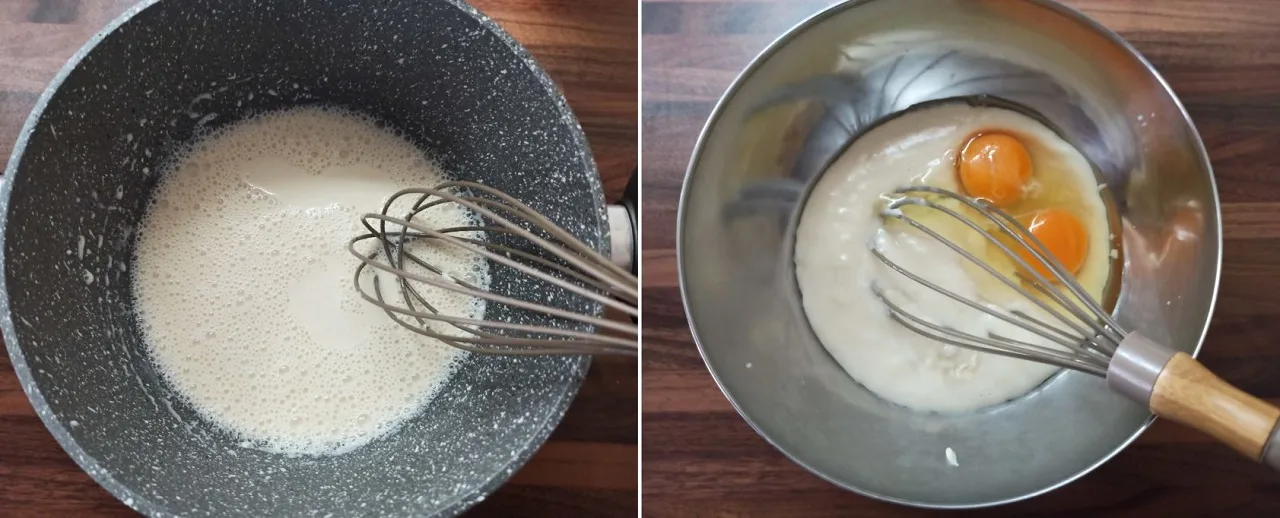 Preparazione della crema