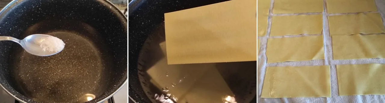 Preparare la besciamella e la pasta