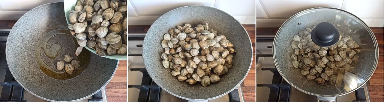 Aprire le vongole