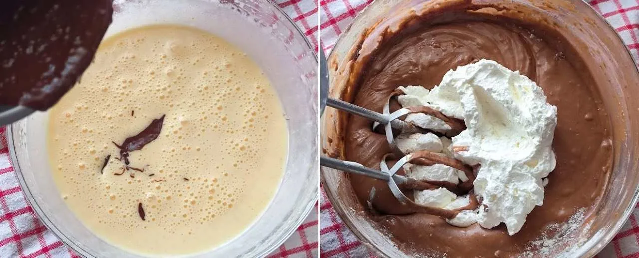 Unire il cioccolato e lo yogurt