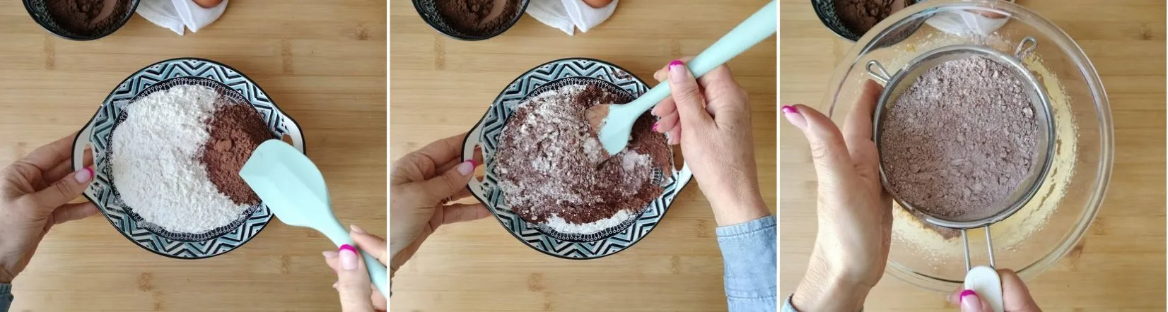 Unire farina e cacao