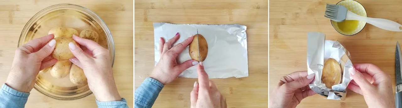 Preparazione delle patate