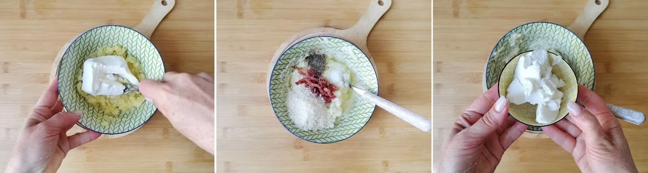 Preparazione del ripieno